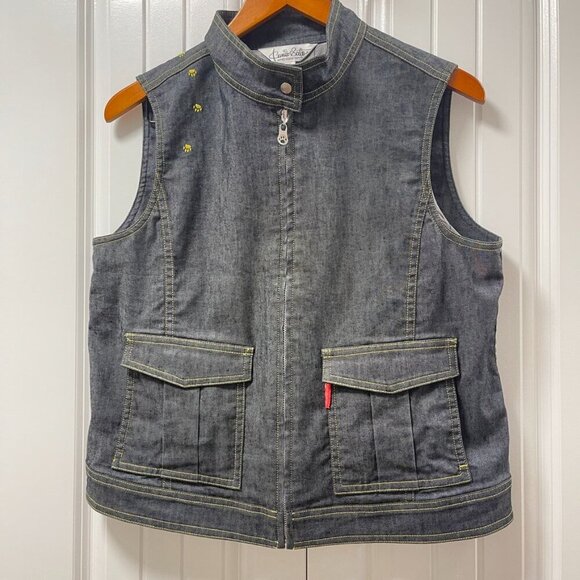 Vintage Kunio Collection by Kunio Sato Denim Vest – One Size - Picture 2 of 7